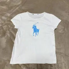 Polo Ralph Lauren ラルフローレン ビッグロゴTシャツ白汚れあり