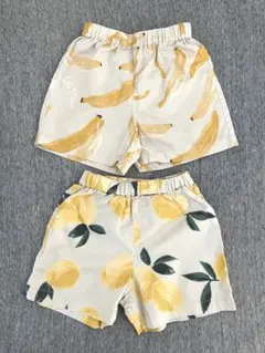 ジェラートピケ ベビー キッズ ショートパンツ 2枚セット 90〜100cm