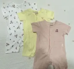 プティマイン 半袖 カバーオール 3点セット 80サイズ