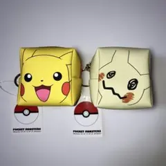 ポケモン ピカチュウ ミミッキュ スクエアポーチ 2種セットのサムネイル