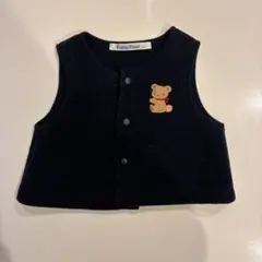familiar ファミリア フリースベスト 60 カーディガン 新生児ベビー服