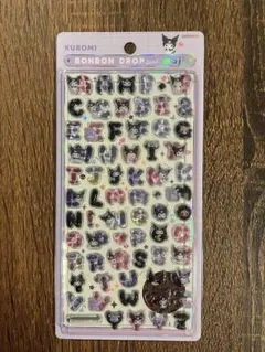 ボンボンドロップシールもじ【クロミ】 クーリア正規品