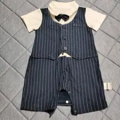 フォーマル ベストとシャツ風ロンパース 90cm