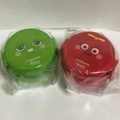 ガチャピン ムック ミニ弁当箱 2個セット Skater 保存容器 お弁当箱