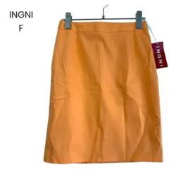 INGNI タイトスカート カジュアル 韓国 オレンジ F a0525
