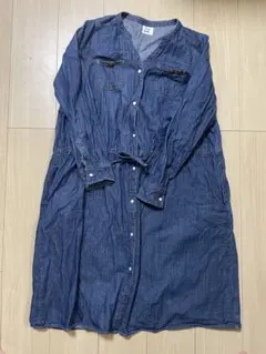 Buddy Lee デニムブルー シャツワンピース L