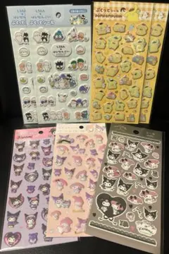 サンリオキャラクターズ ぷくっとシール他 11枚セット