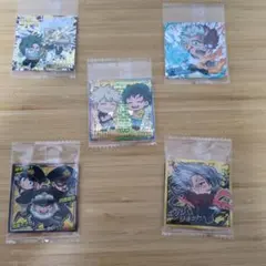 PUR 僕のヒーローアカデミア ウルトラシールウエハースステッカー 5枚セット