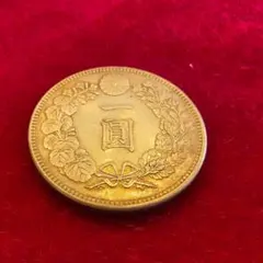 五圓小型明治銘金貨古銭アンティークコイン記念硬貨コレクション旧貨幣