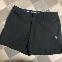 TaylorMade／裾プリーツ使いショートパンツ　レディース　ゴルフ
