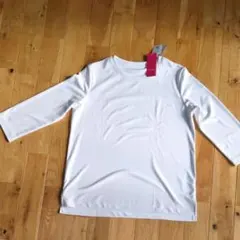 ホワイト 3/4袖 Tシャツ
