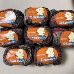 スキー毛糸・スキーキャメロット・8玉