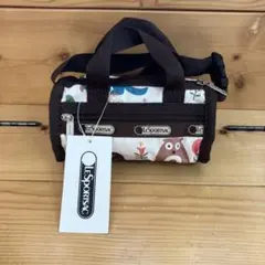 レスポートサック　動物アニマル柄ボストンバッグ形ミニポーチ