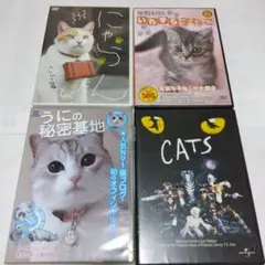 ＜セル版＞ 猫 関連DVD コレクション 4作品セット
