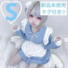 しまむら あのね。 コスプレ メイド ジャージ ワンピ エプロン 天使界隈 撮影