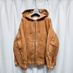 【niko and...】メンズ ダック地ブリーチ加工ジャケット