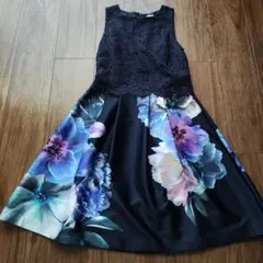 OASIS花柄レース ノースリーブワンピース