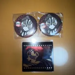 鬼滅の刃 お楽しみくじ ダイニング 缶バッジ フィルム風クリアカード 猗窩座