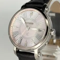 ☆超美品 稼働品 CITIZEN シチズン 人気のローズゴールド ブラウン文字