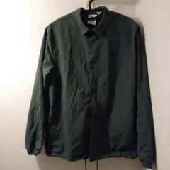 adidas ダークグリーン ナイロンジャケット Oサイズ
