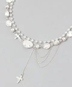 美品　JEANASiS ネックレス 2連