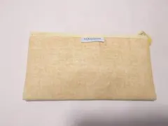 新品未使用品　ロクシタンポーチ　全日空ビジネスクラスアメニティ　横長　黄色