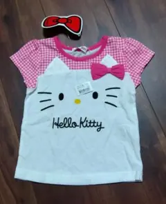☆新品未使用☆　サンリオ　ハローキティ　半袖Tシャツ　90cm