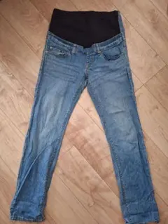 無印　マタニティ デニムスキニーパンツ　S