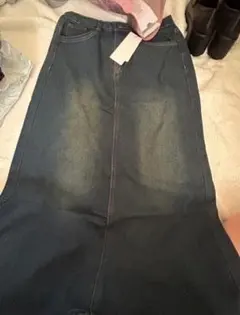 ダークデニム タイトスカート