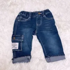 BEBE ダークブルー デニムパンツ ベビー 80