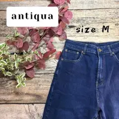 antiqua アンティカ ダークブルー デニムパンツ M