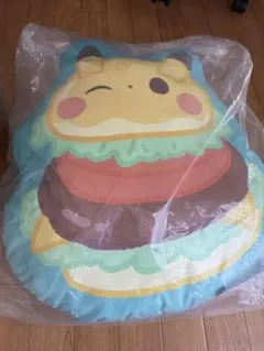 一番くじ ポケピース ダイナー D賞 ピカチュウっぽバーガー プリントクッション