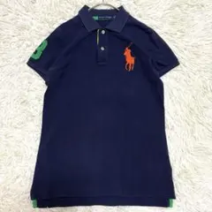 RALPH LAUREN ラルフローレン ポロシャツ ビッグポニー美品 ネイビー 