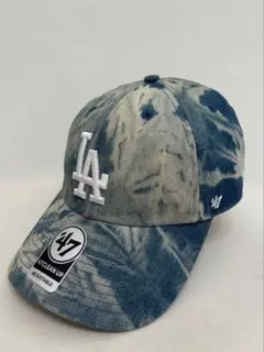 新品 ニューエラ LA ドジャース ダメージ キャップ 浅め デニム