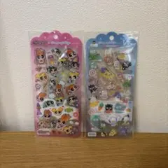 【正規品】ドロップジェリーシール　パワパフ✖︎サンリオ　２枚セット