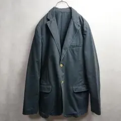 古着 BANANA REPUBLIC テーラードジャケット フェード ネイビー
