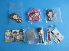 銀魂◎近藤勲グッズ6点◎ザベステンボスカードラバストキーホルダー