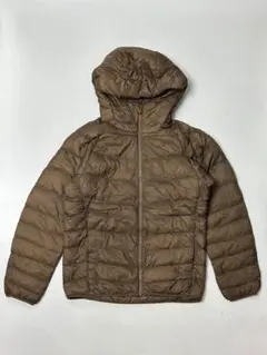 UNIQLO ブラウン　ウルトラライトダウンジャケット　ダウンパーカー　Sサイズ