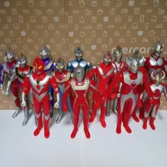 まとめ売りのみ】日本製ウルトラマン 7体セット ソフビ 全て円谷プロ製