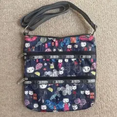 レスポートサック　ショルダーバッグ　猫