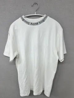 Acne Studios NAVID ロゴネック Tシャツ ホワイト - メルカリ