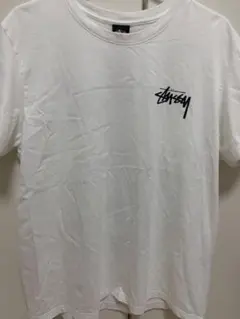 Stussy ステューシー ホワイトTシャツ メンズ レディース オーバーサイズ