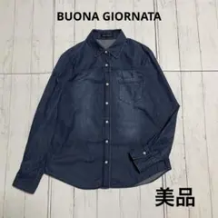 定価7,900円　BUONA GIORNATAデニムシャツ　大人可愛いのサムネイル