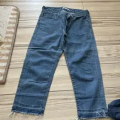 GLOBAL WORK フレアカットデニム S