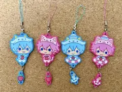 すとぷり さとみくん ころんくん つながるアニマルラバーストラップ 4個セット