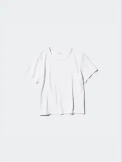 ホワイト 半袖 Tシャツ　ウルトラストレッチエアリズム　M