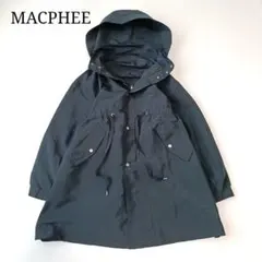 MACPHEE サーモライト ウール ノーカラーコート 黒 36 - メルカリ