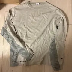 Champion 長袖 クルーネック カットソー グレーのサムネイル