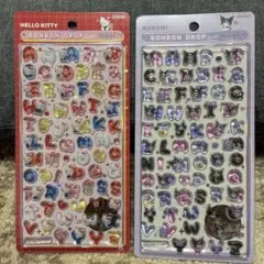 【正規品】　ボンボンドロップシール moji クロミ　キティ　2種類セット