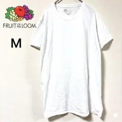 フルーツオブザルーム プレミアム 無地 Tシャツ クルーネック 半袖 白 M 綿のサムネイル